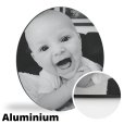 Close-up aluminium muurcirkel thumbnail
