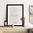 Ingelijste poster met de tekst 'home sweet home' thumbnail