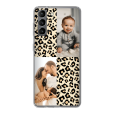Telefoonhoesje met panterprint en twee foto's thumbnail