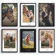 Overzicht van de paarden poster templates thumbnail