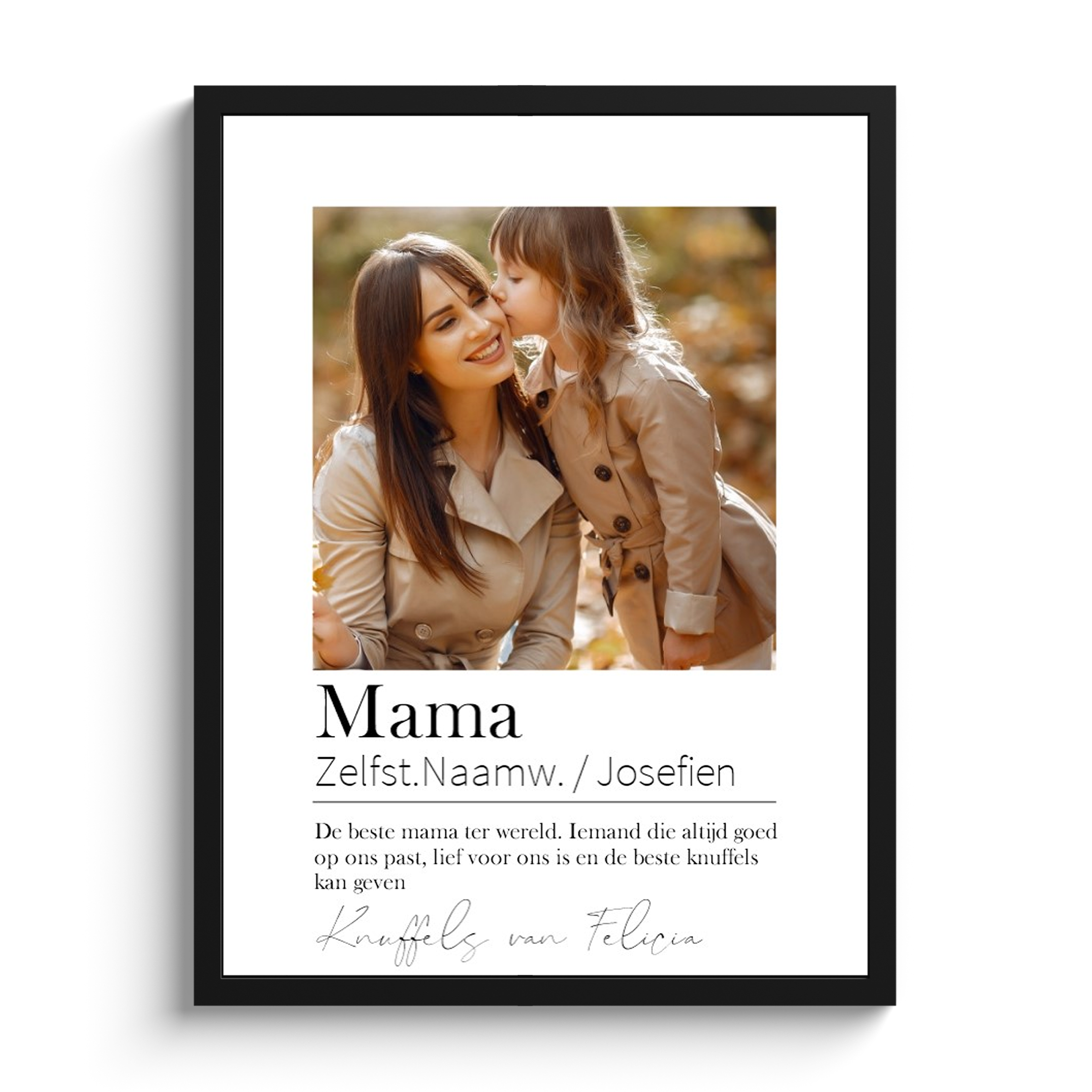 Foto in lijst Betekenis mama