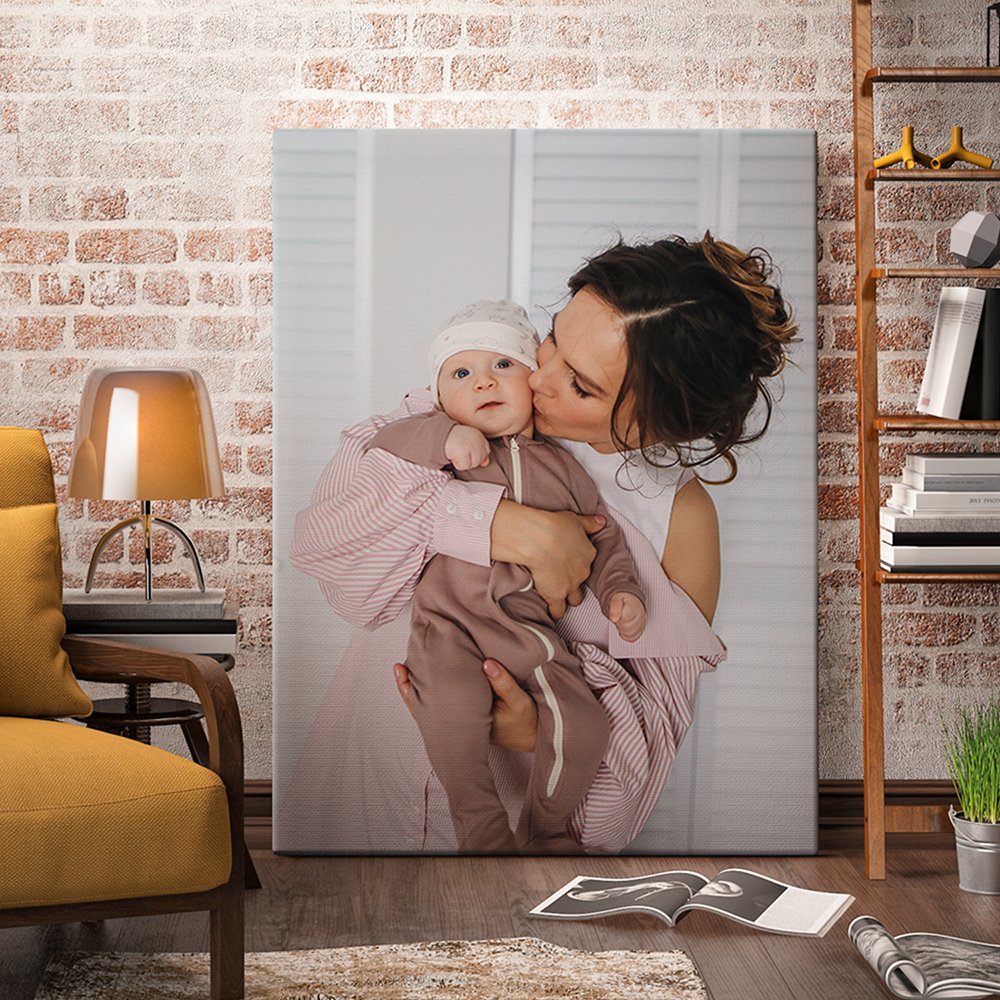 Foto op canvas