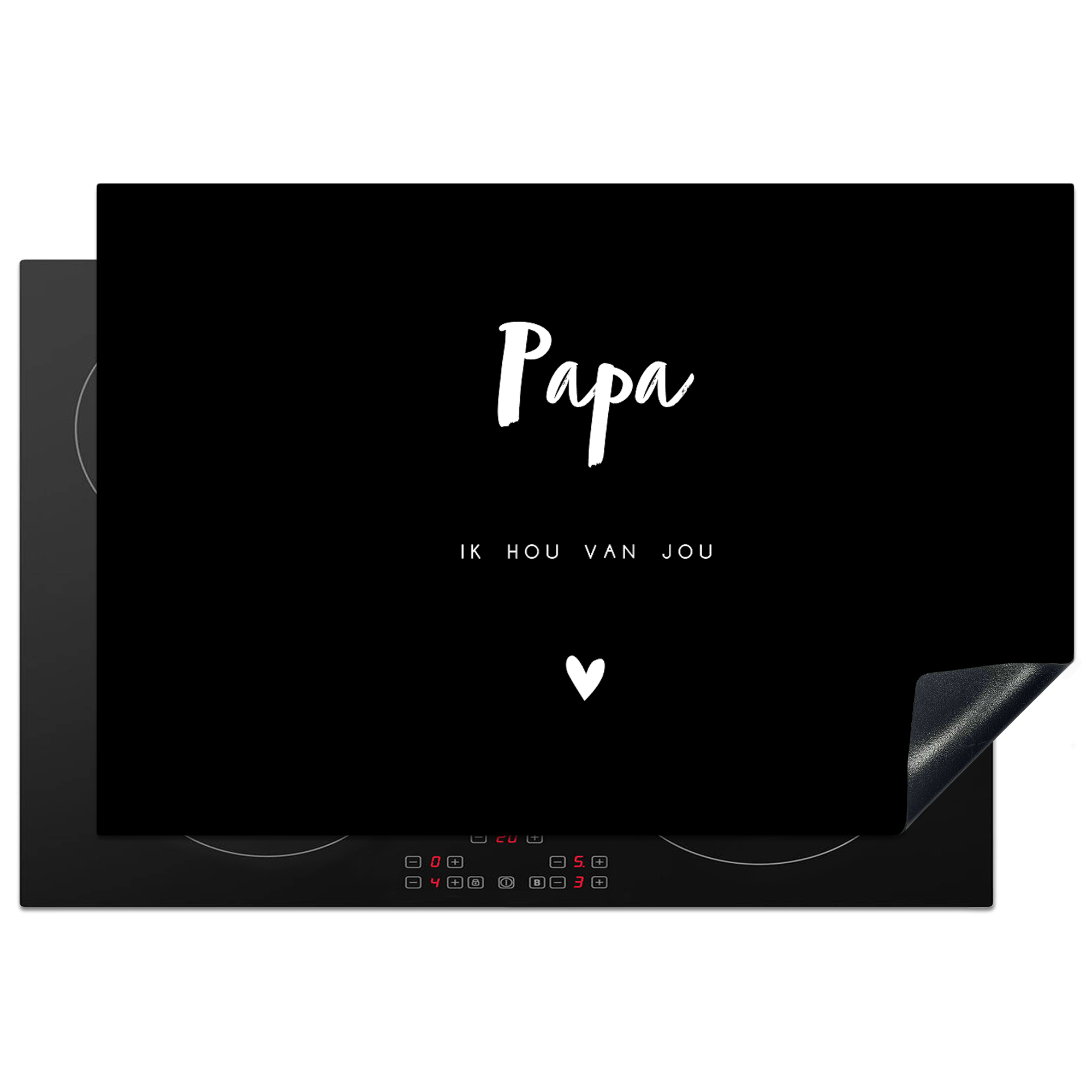 Inductie beschermer papa ik hou van jou