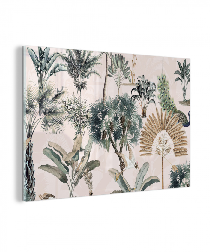 Retro - Jungle - Natuur - Dieren plexiglas 5mm klein -z3d