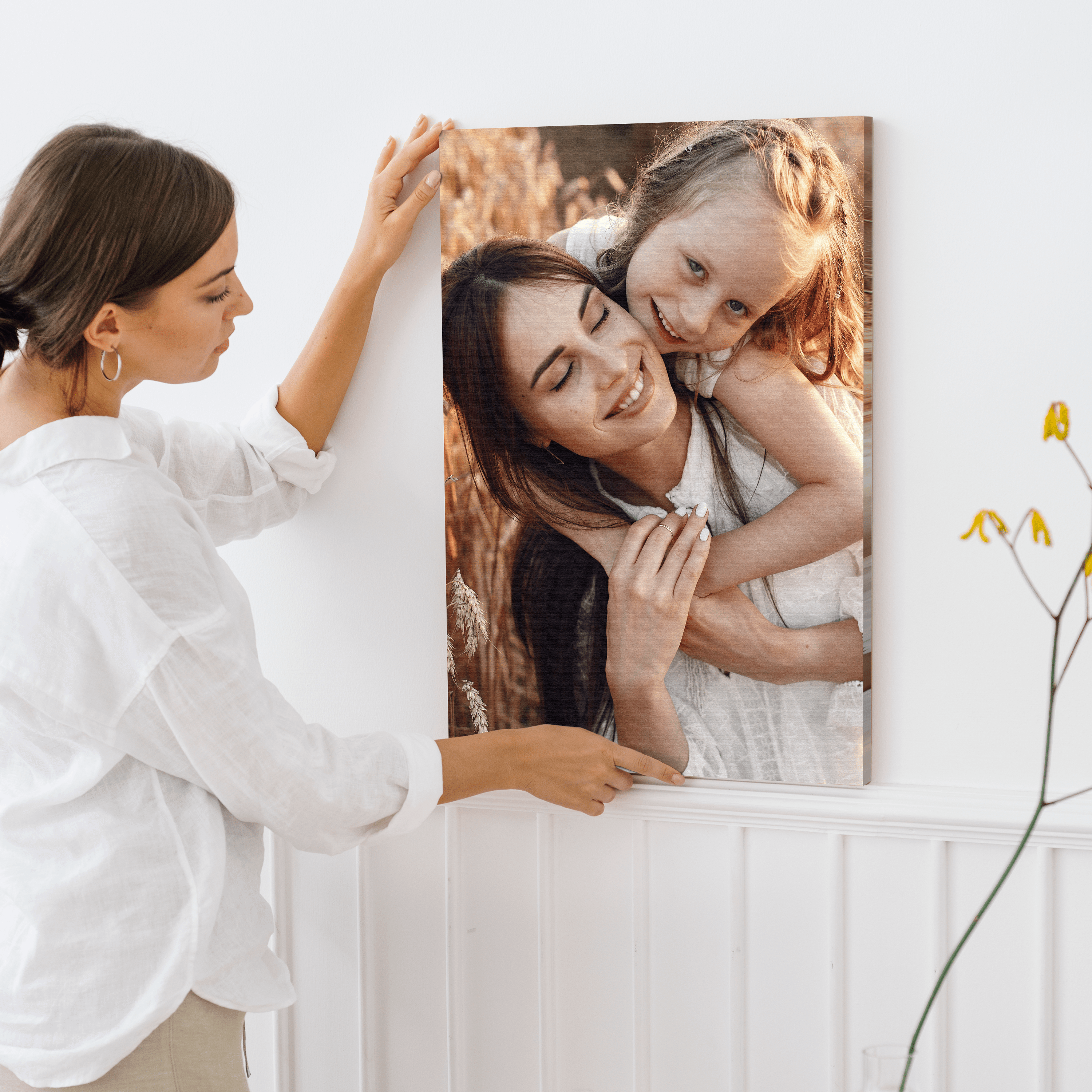 Foto op canvas