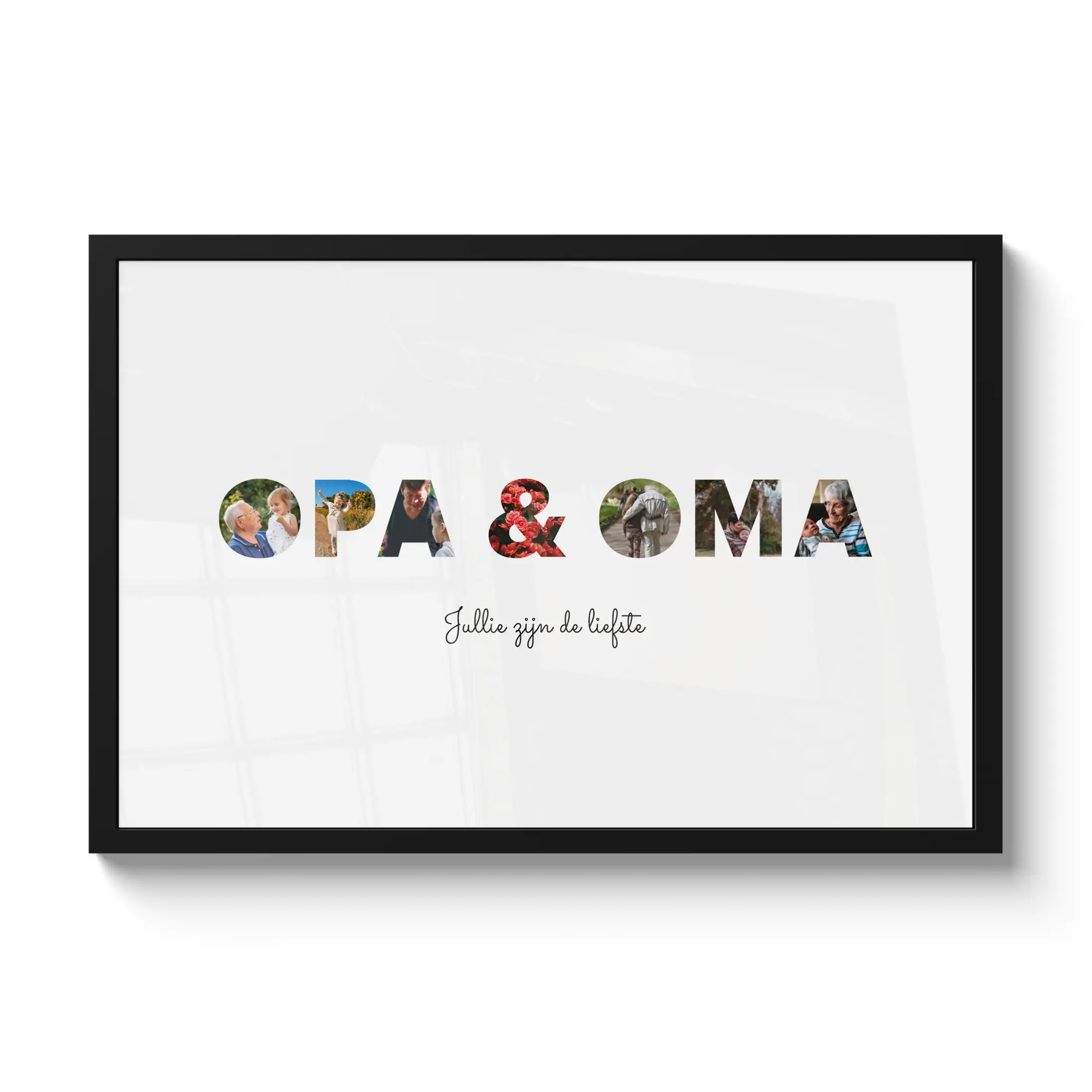 Foto in lijst Opa & Oma