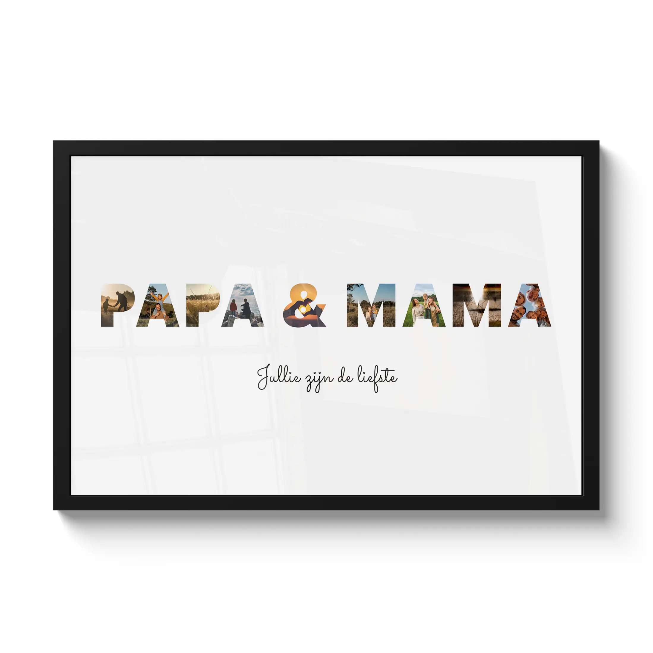 Foto in lijst Papa & Mama