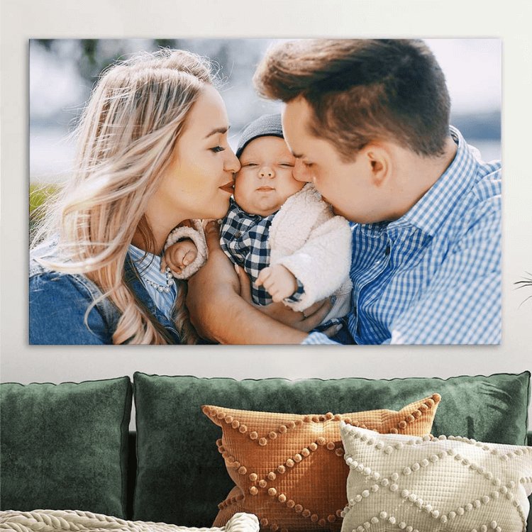 Foto op canvas