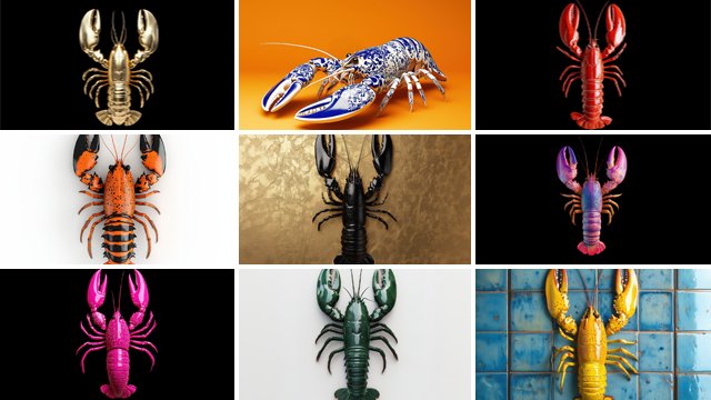 Inductie beschermers Lobster