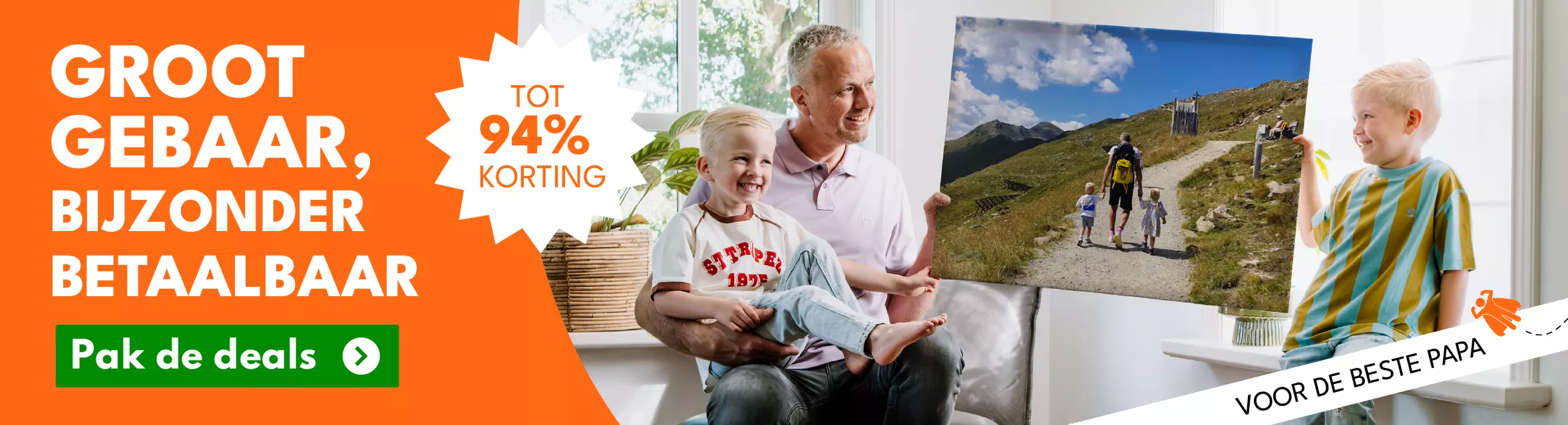 Foto op canvas deals banner 2024