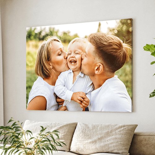 Foto op canvas