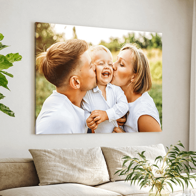 Foto op canvas