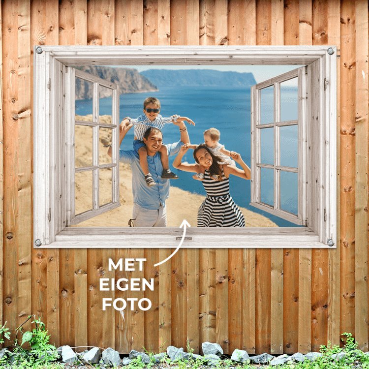 Tuinposter doorkijk