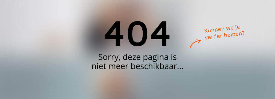 Pagina niet gevonden 404