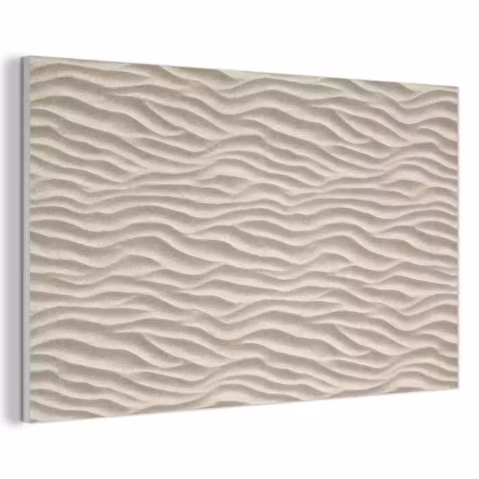 Akoestisch schilderij - Zand - Golven - Beige