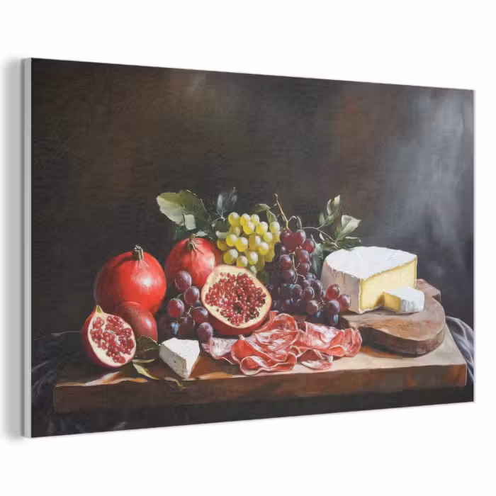 Akoestisch schilderij - Borrelplank - Stilleven - Vintage