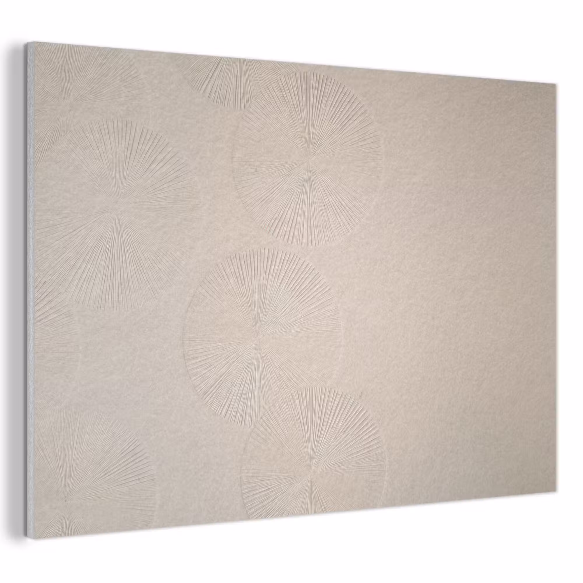 Akoestisch schilderij - Japandi - Beige - Modern