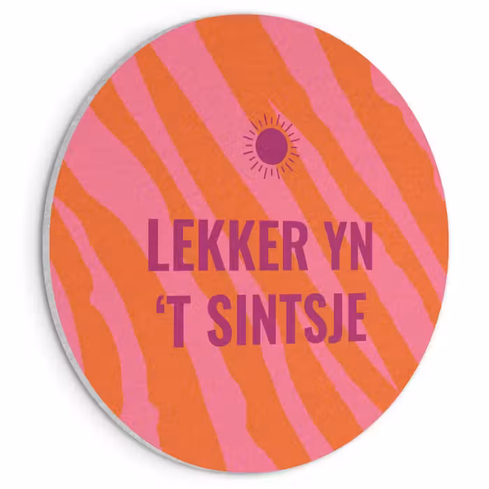 Akoestisch schilderij - Quote - Zomer - Roze