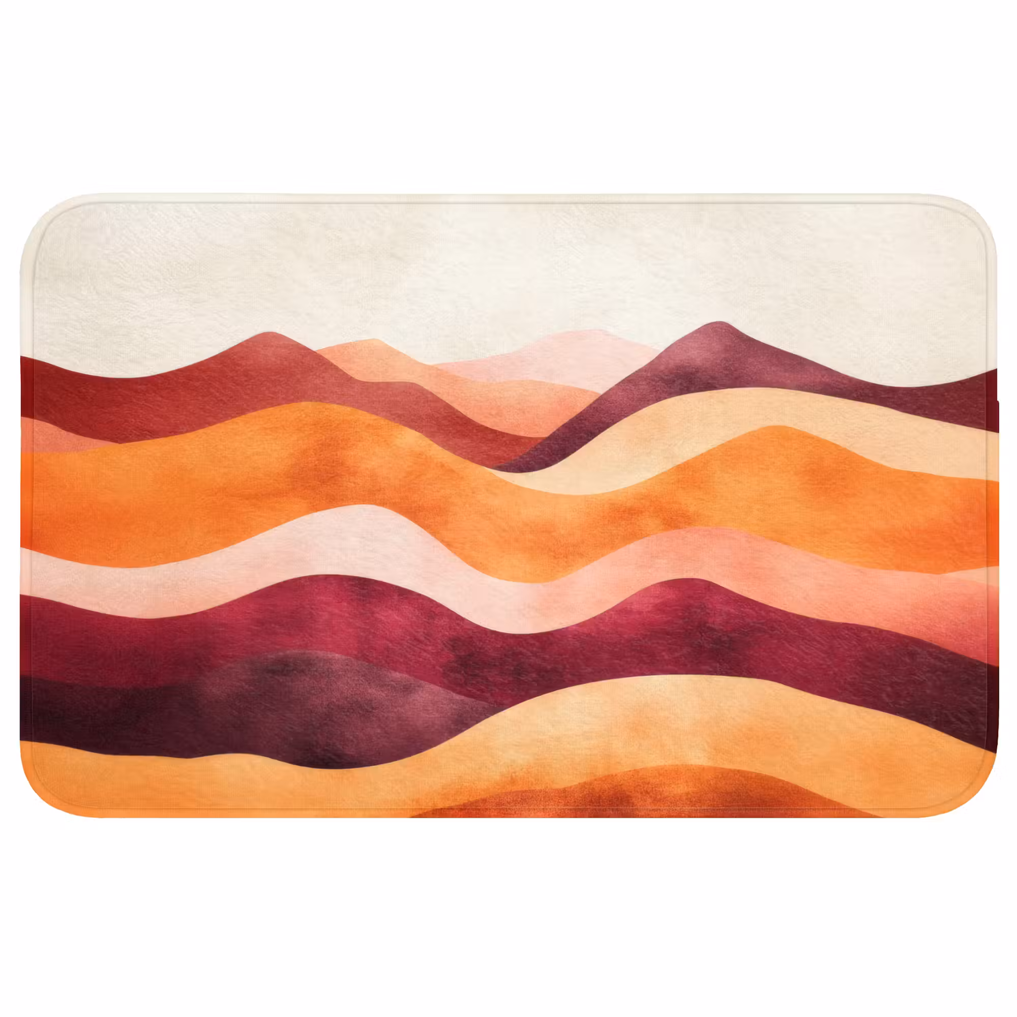 Badmat - Abstract - Landschap - Golven