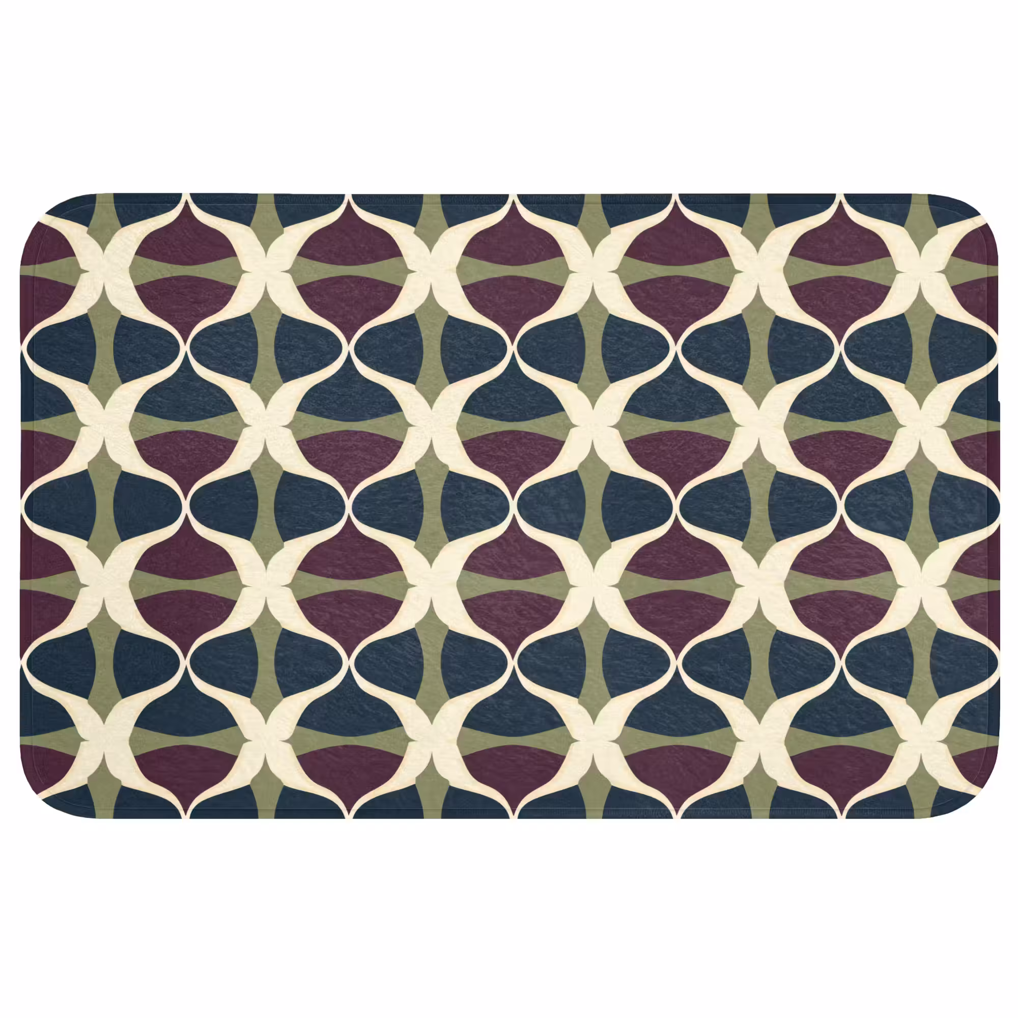 Badmat - Abstract - Retro - Kleurrijk