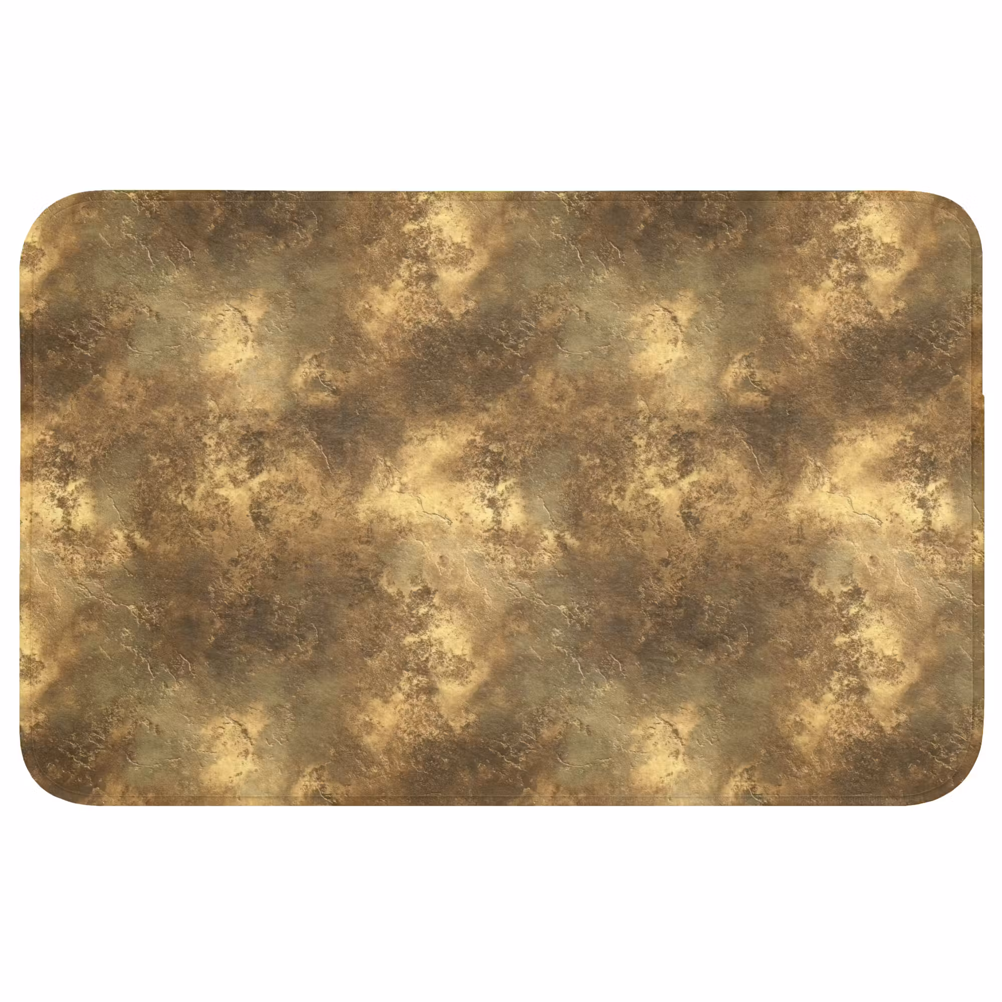 Badmat - Antiek - Metaallook - Goud