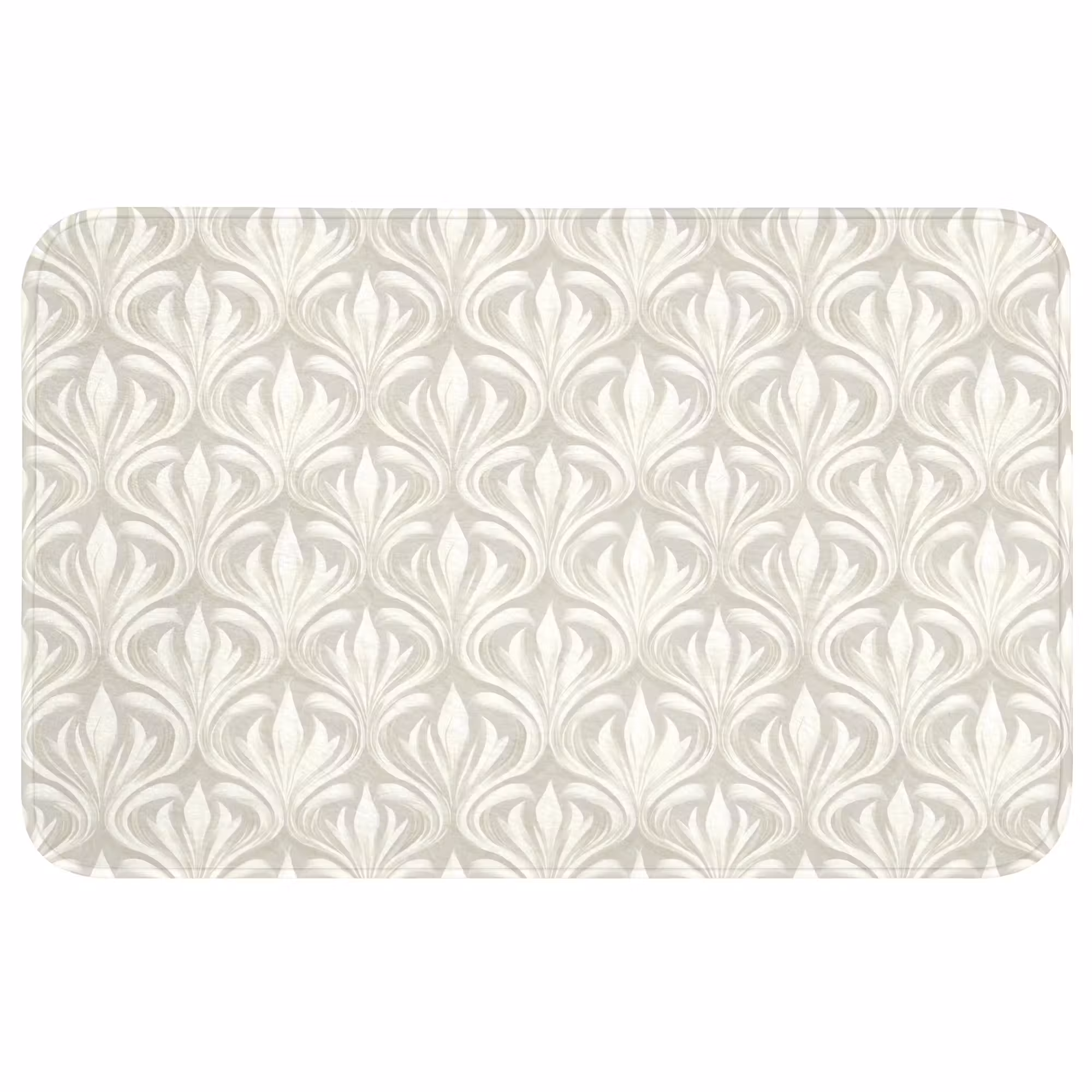 Badmat - Barok - Patroon - Beige
