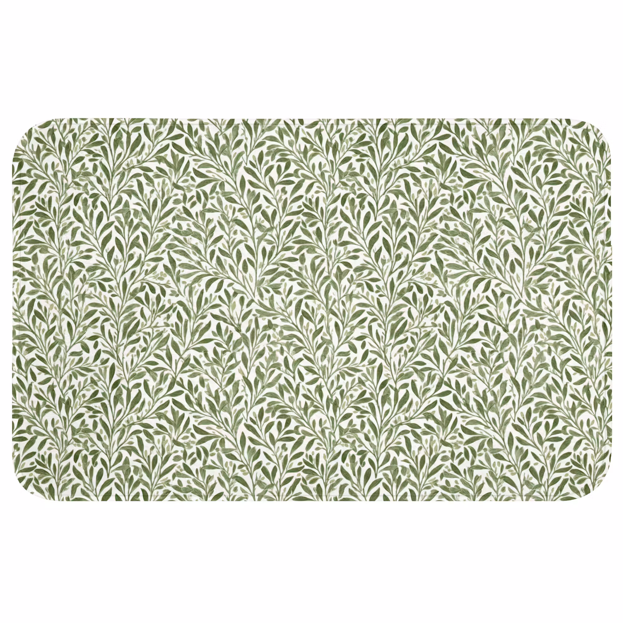 Badmat - Botanisch - Takken - Groen