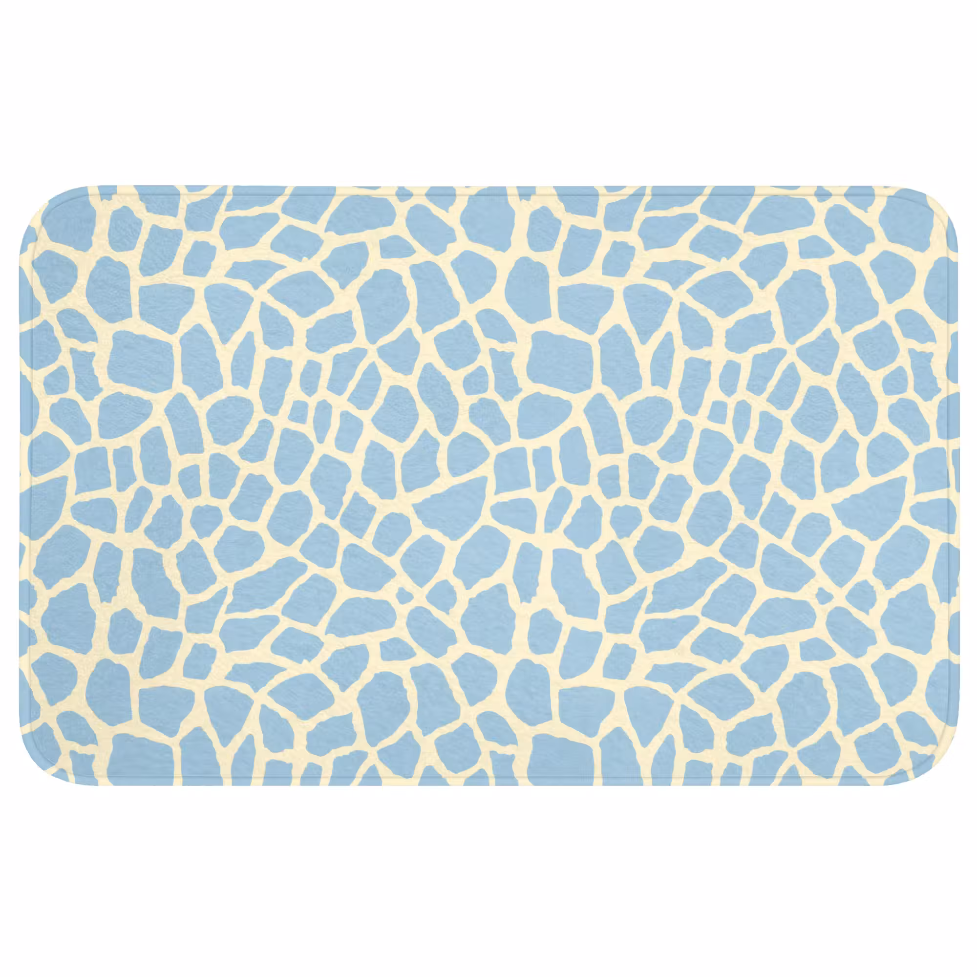 Badmat - Giraf - Modern - Blauw