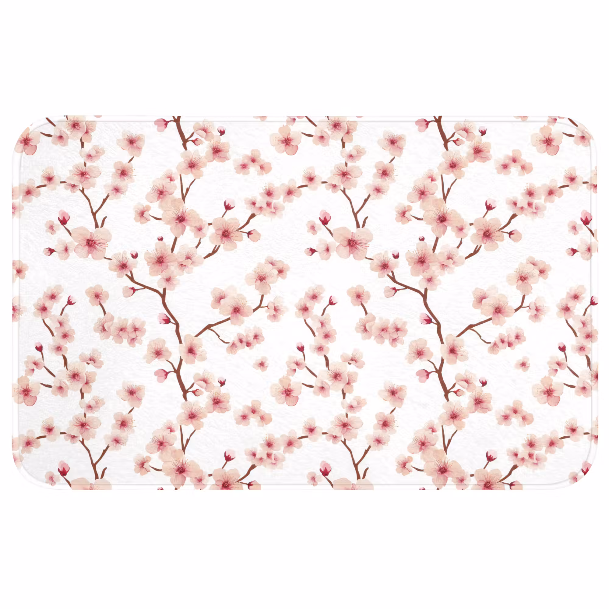 Badmat - Kersenbloesem - Takken - Roze
