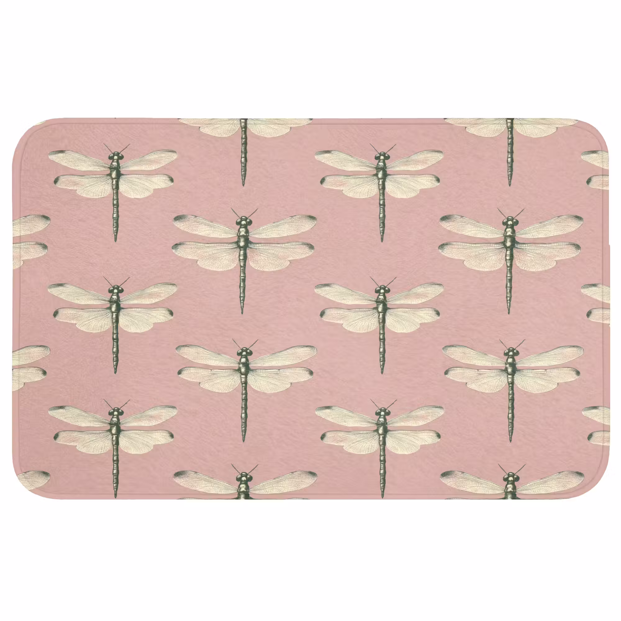 Badmat - Lillibellen - Patroon - Roze
