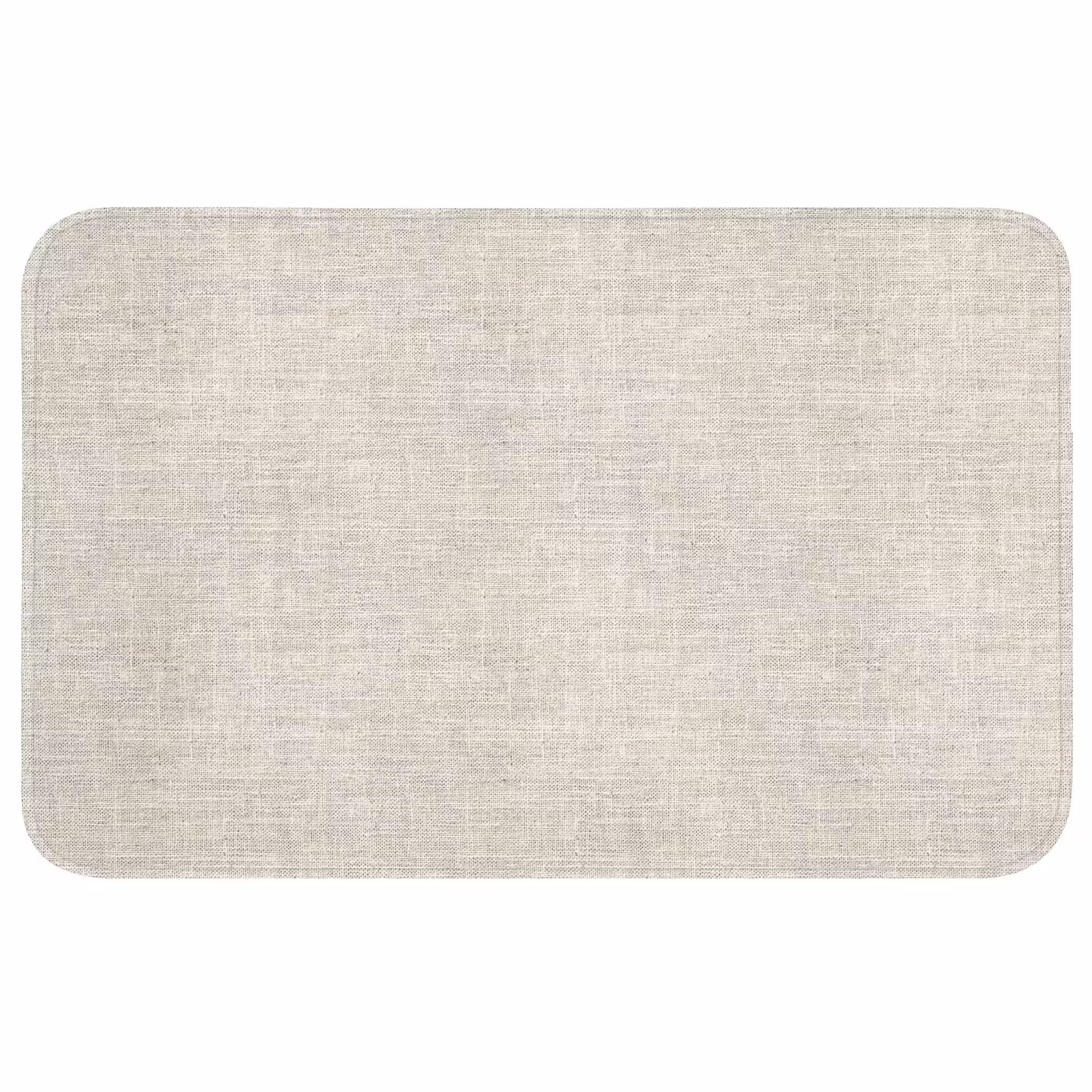 Badmat - Linnen - Textuur - Beige