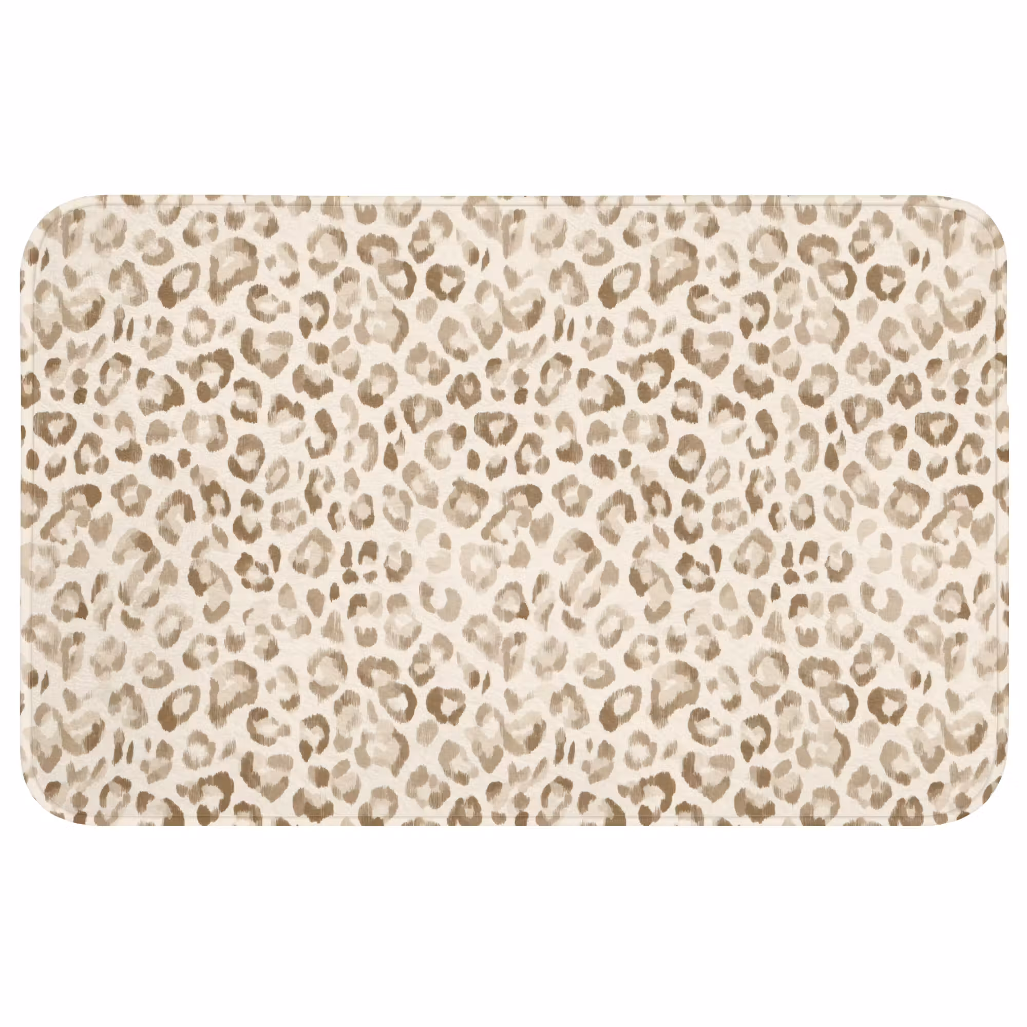 Badmat - Luipaard - Klassiek - Beige