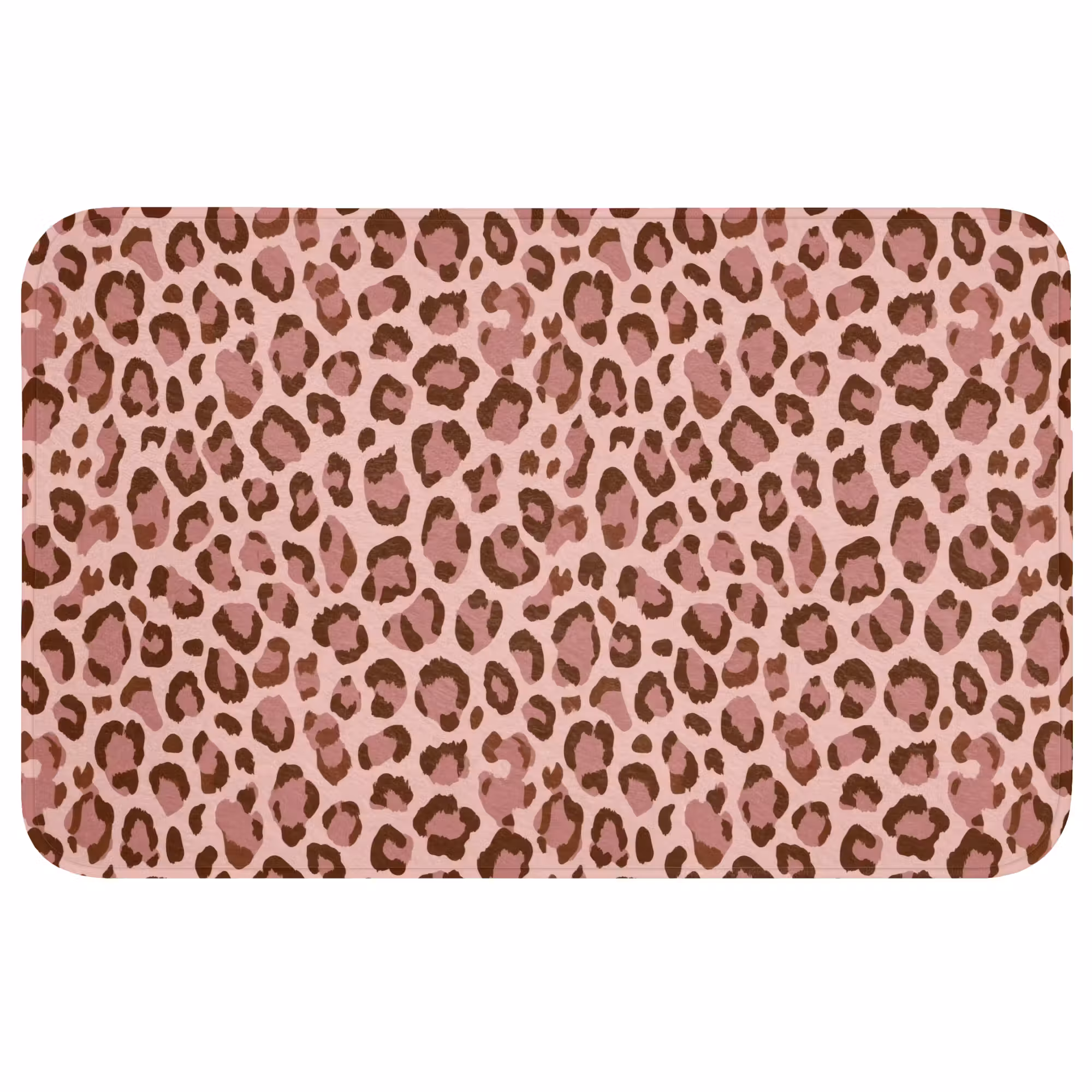 Badmat - Luipaard - Patroon - Roze
