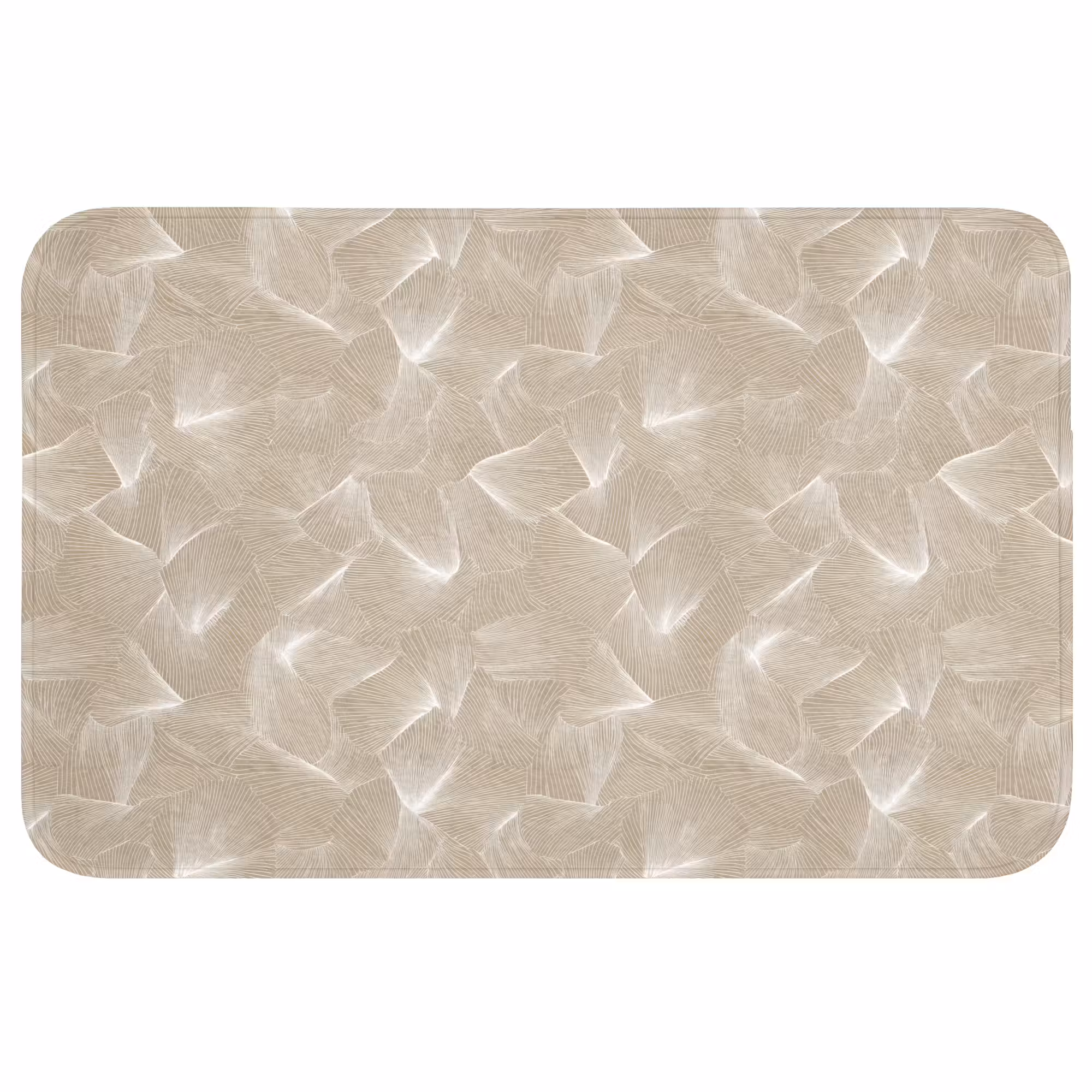 Badmat - Organisch - Textuur - Beige