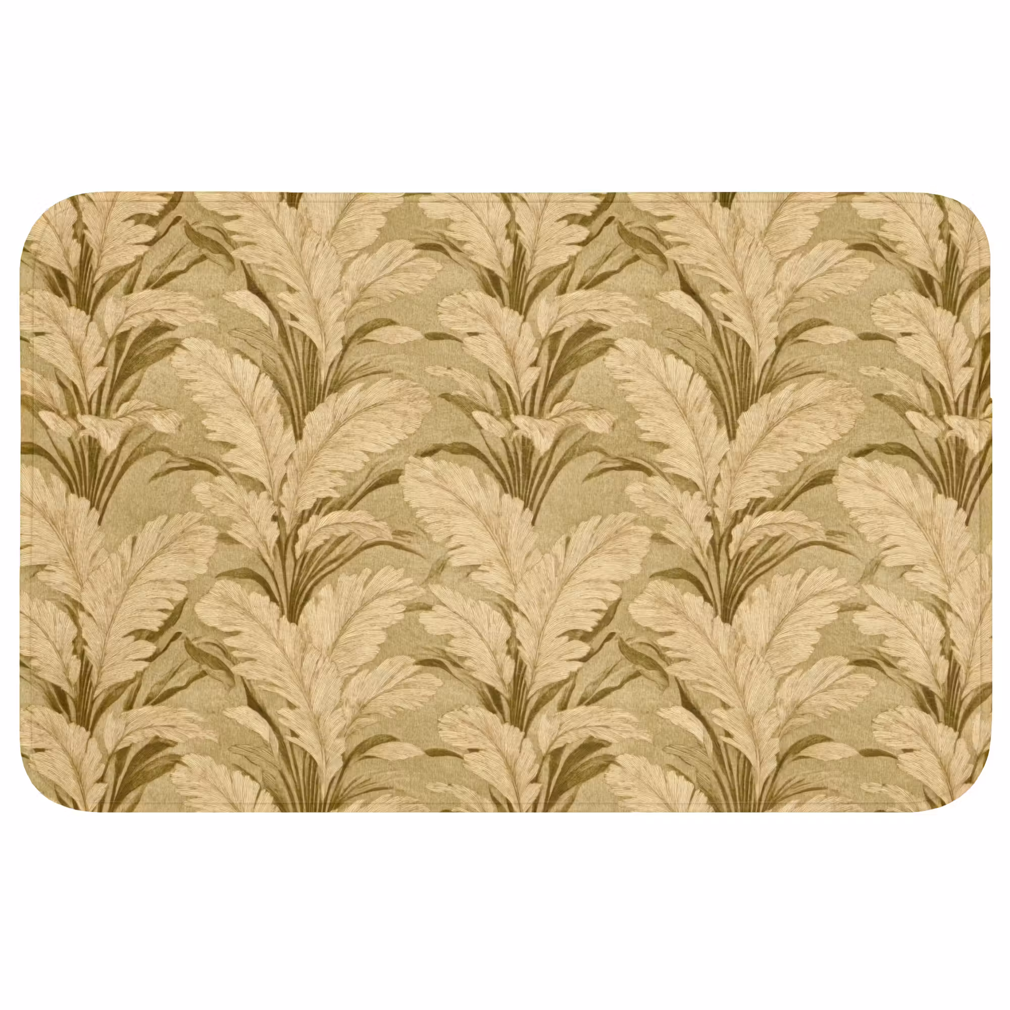 Badmat - Palmbladeren - Klassiek - Groen