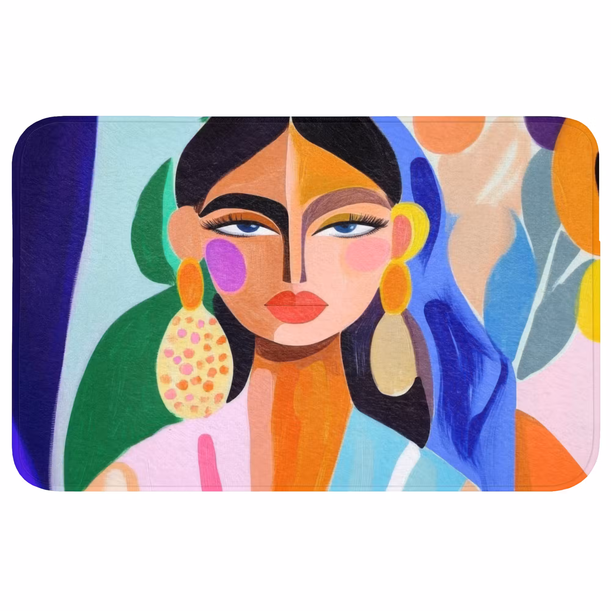 Badmat - Portret - Vrouw - Modern
