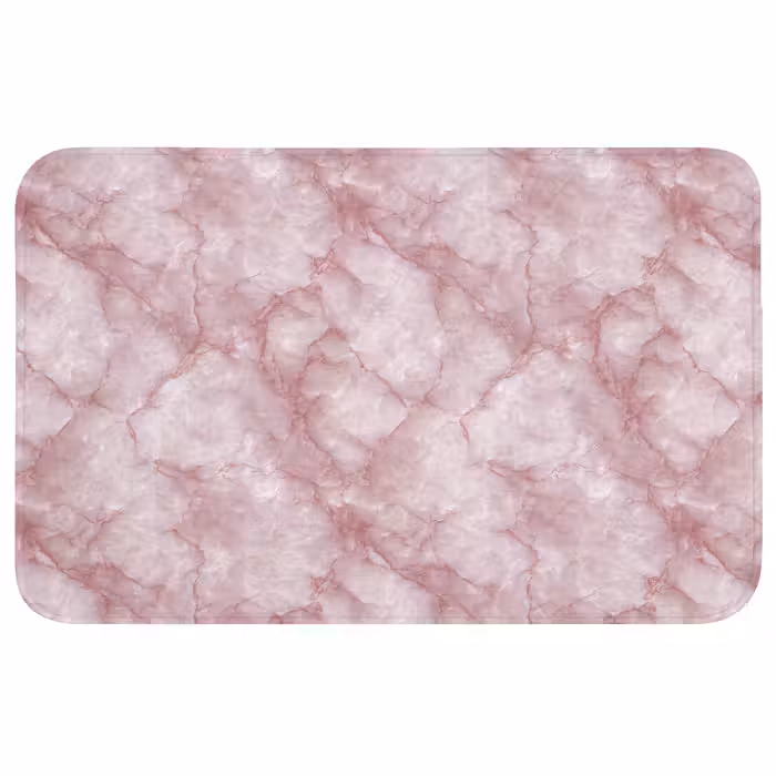 Badmat - Roze - Kwartsmarmer - Aders