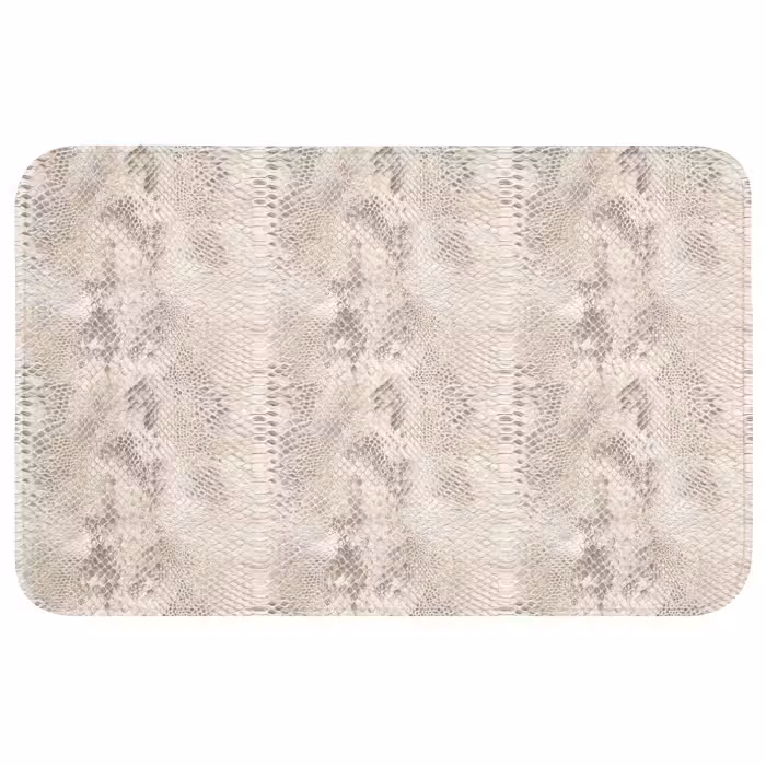 Badmat - Slang - Patroon - Beige