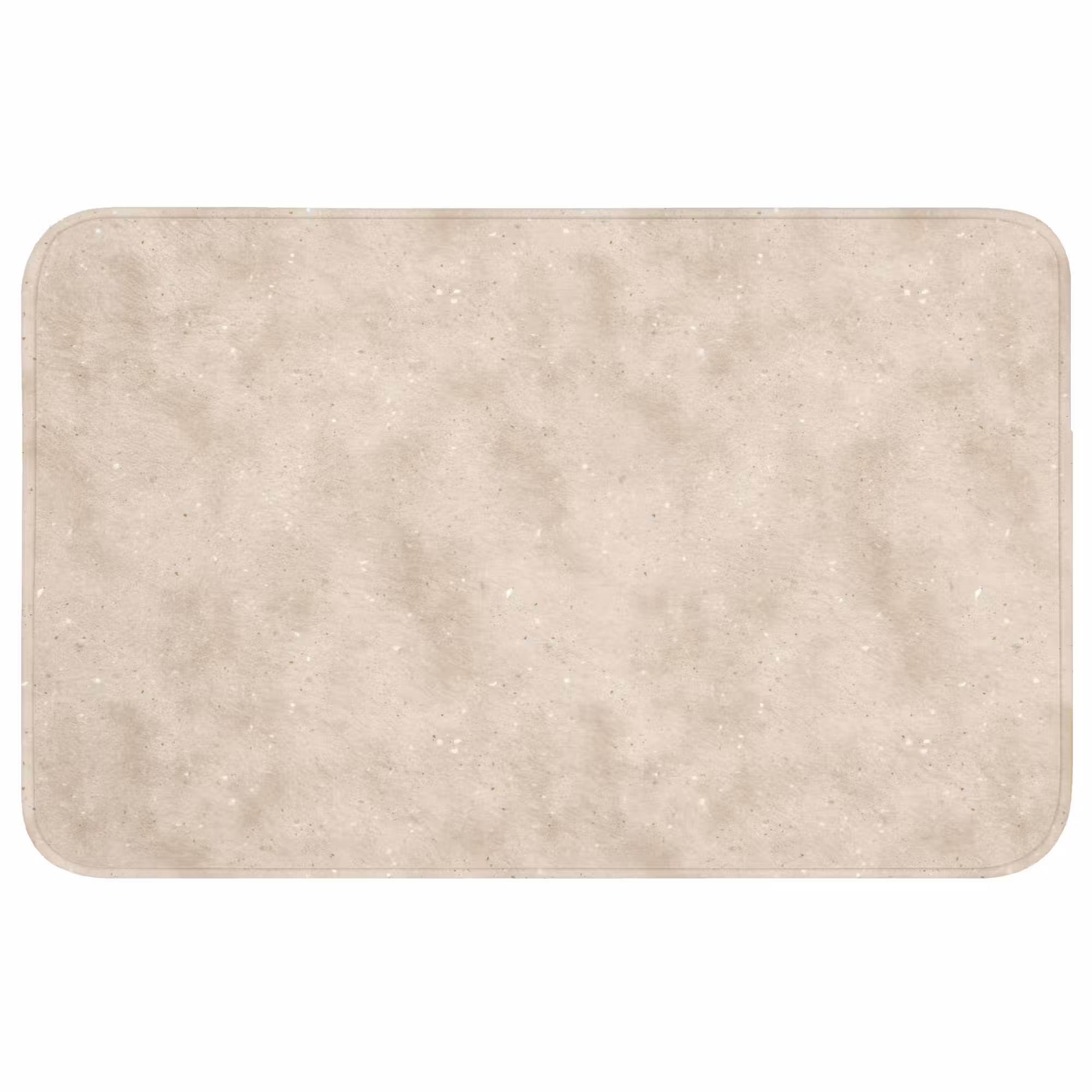 Badmat - Structuur - Spikkels - Beige