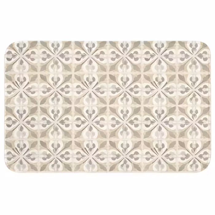 Badmat - Tegel - Motief - Beige