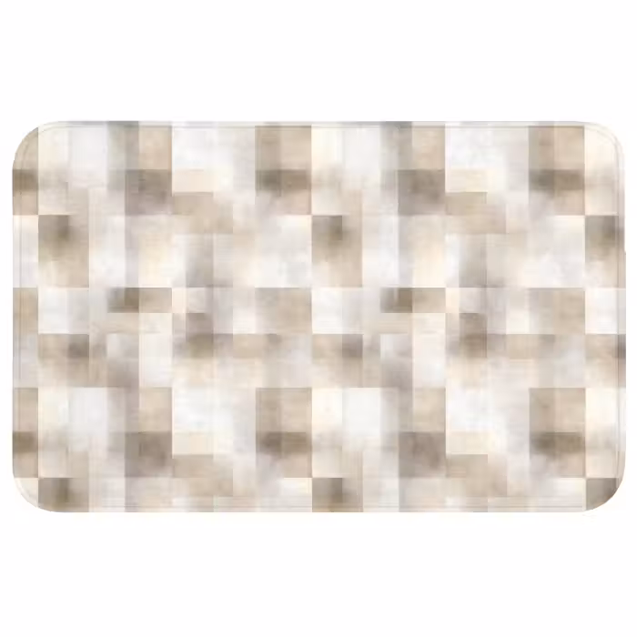 Badmat - Textuur - Linnen - Beige