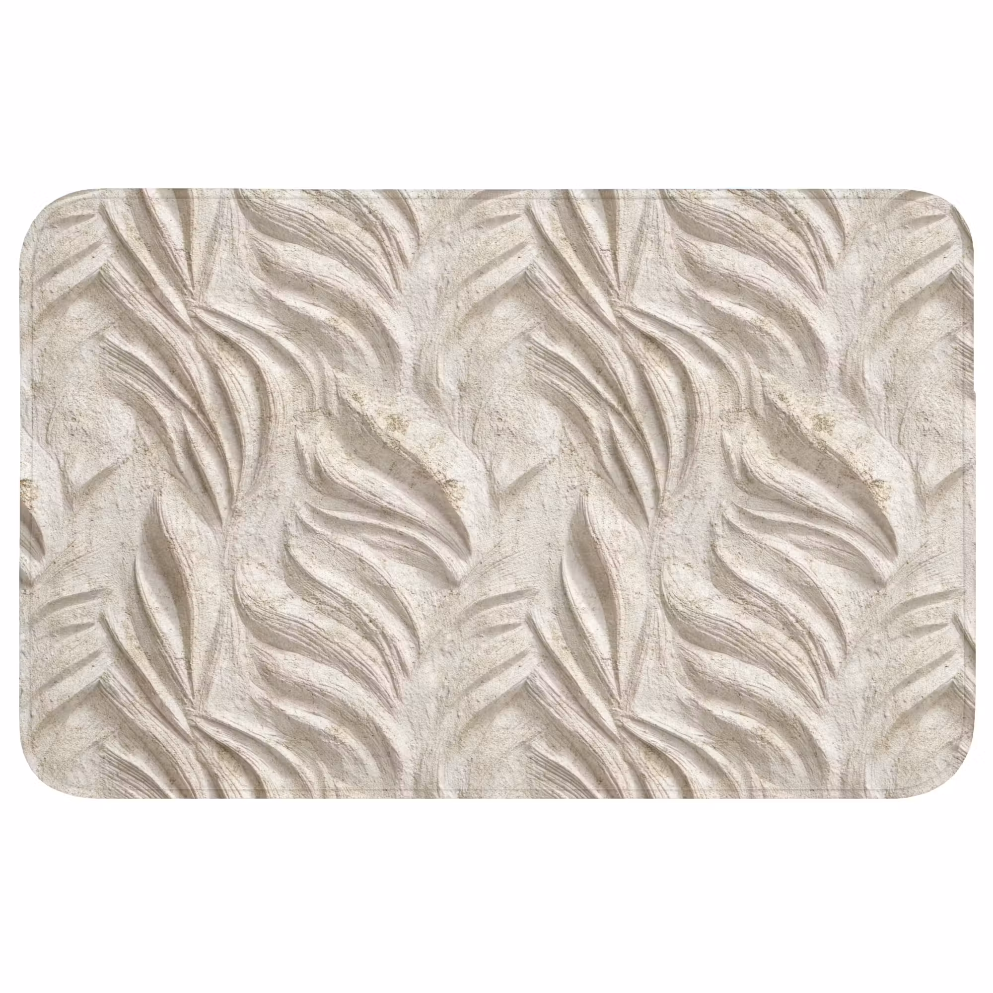 Badmat - Textuur - Reliëf - Beige