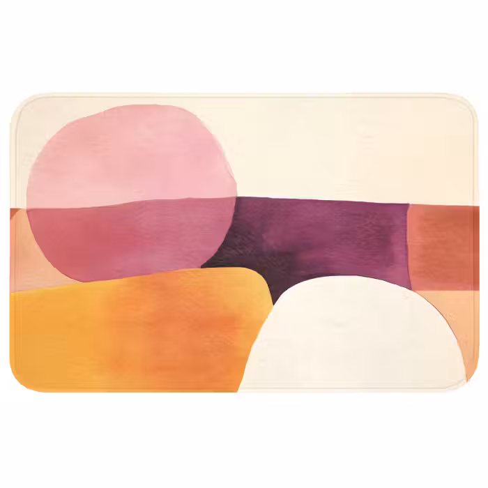 Badmat - Vormen - Abstract - Kleurrijk