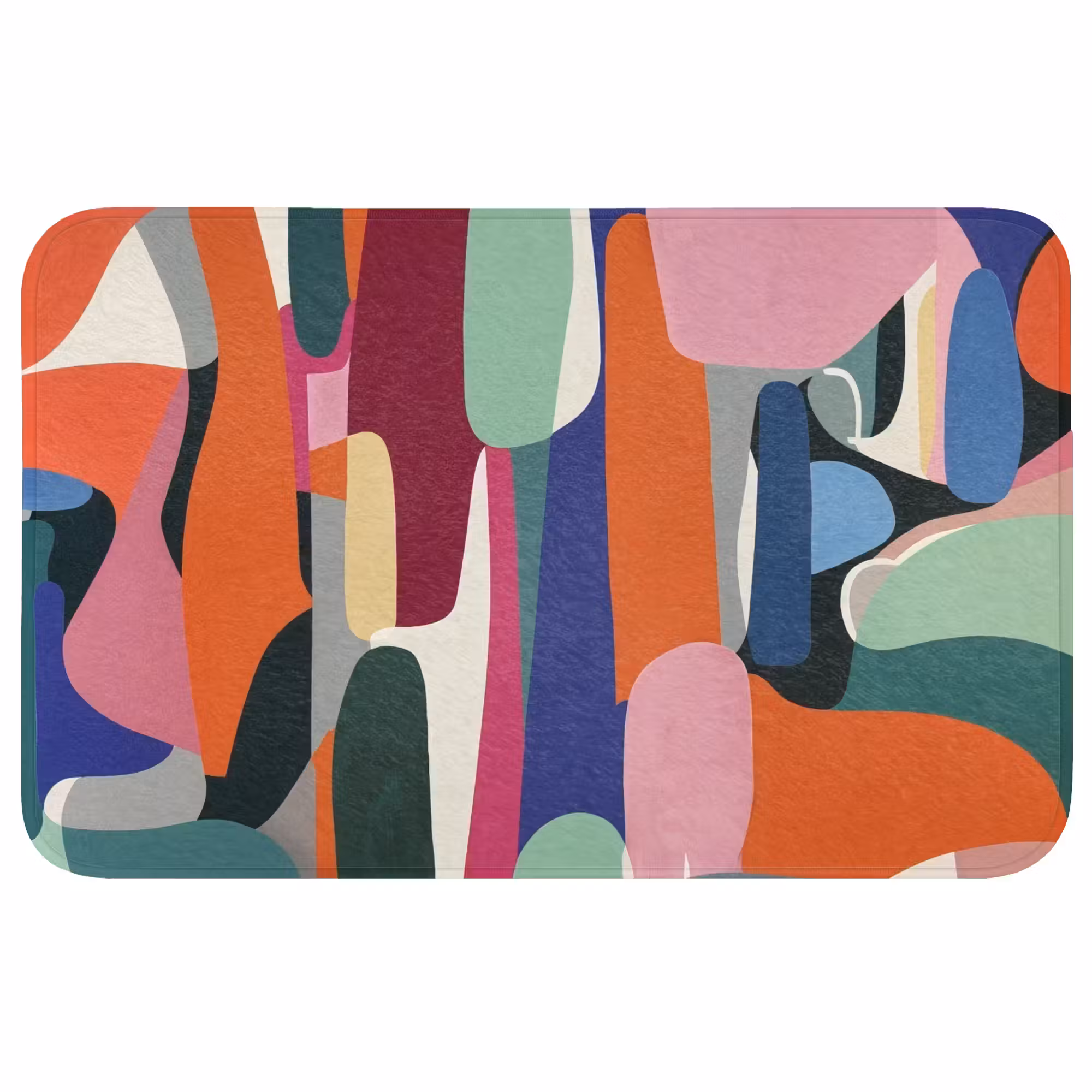 Badmat - Vormen - Ritmisch - Kleuren - Abstract