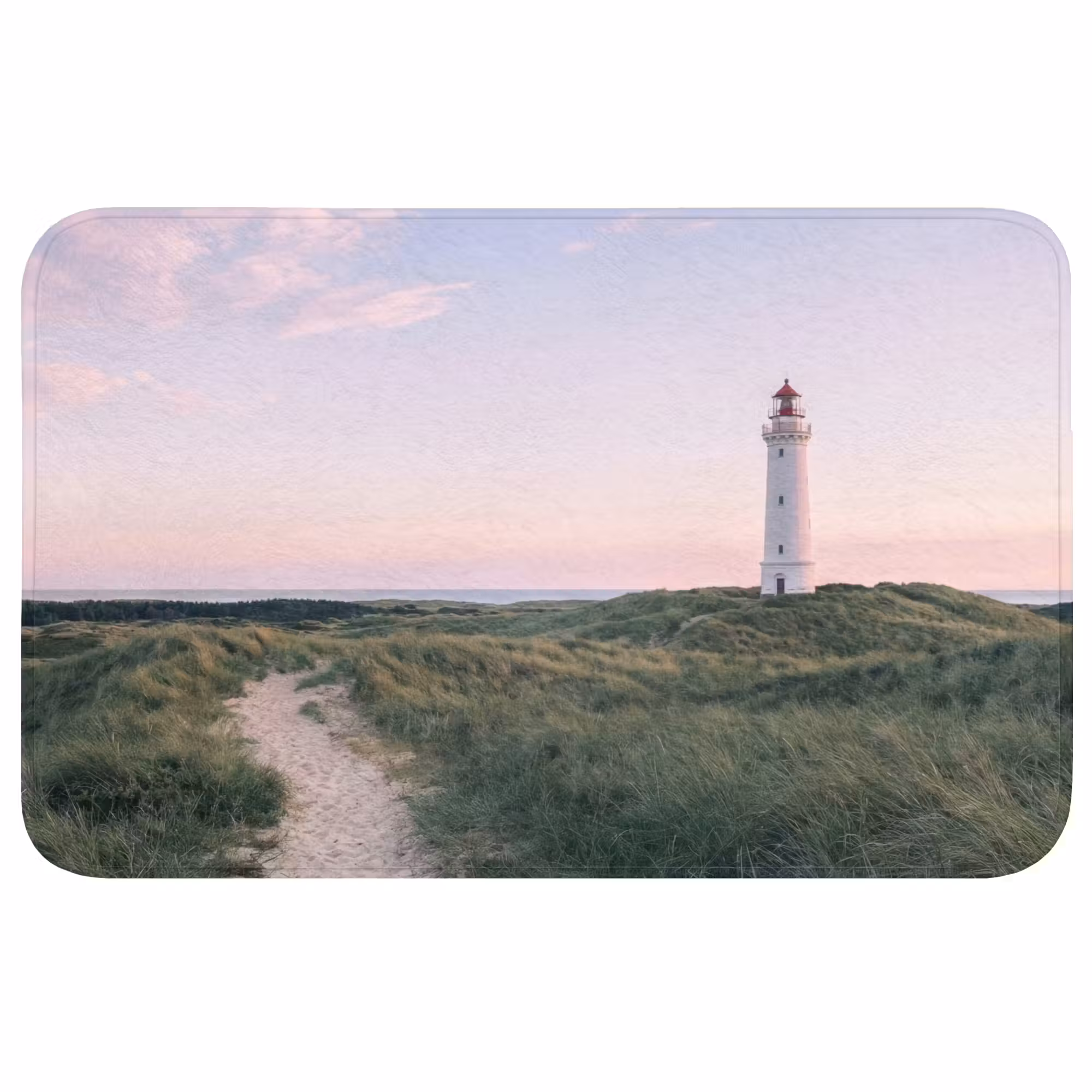 Badmat - Vuurtoren - Duinlandschap - Zee