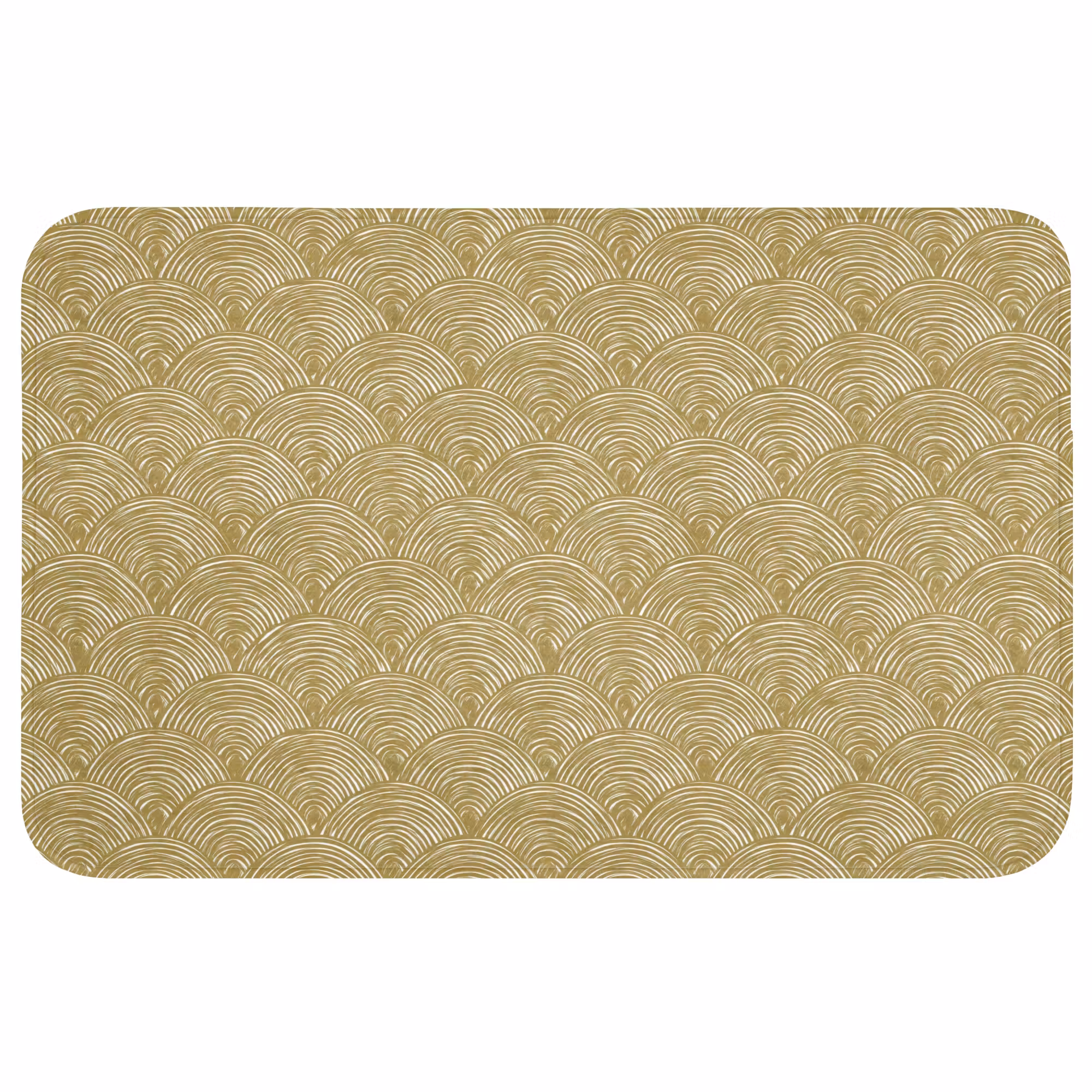 Badmat - Waaier - Geometrisch - Groen