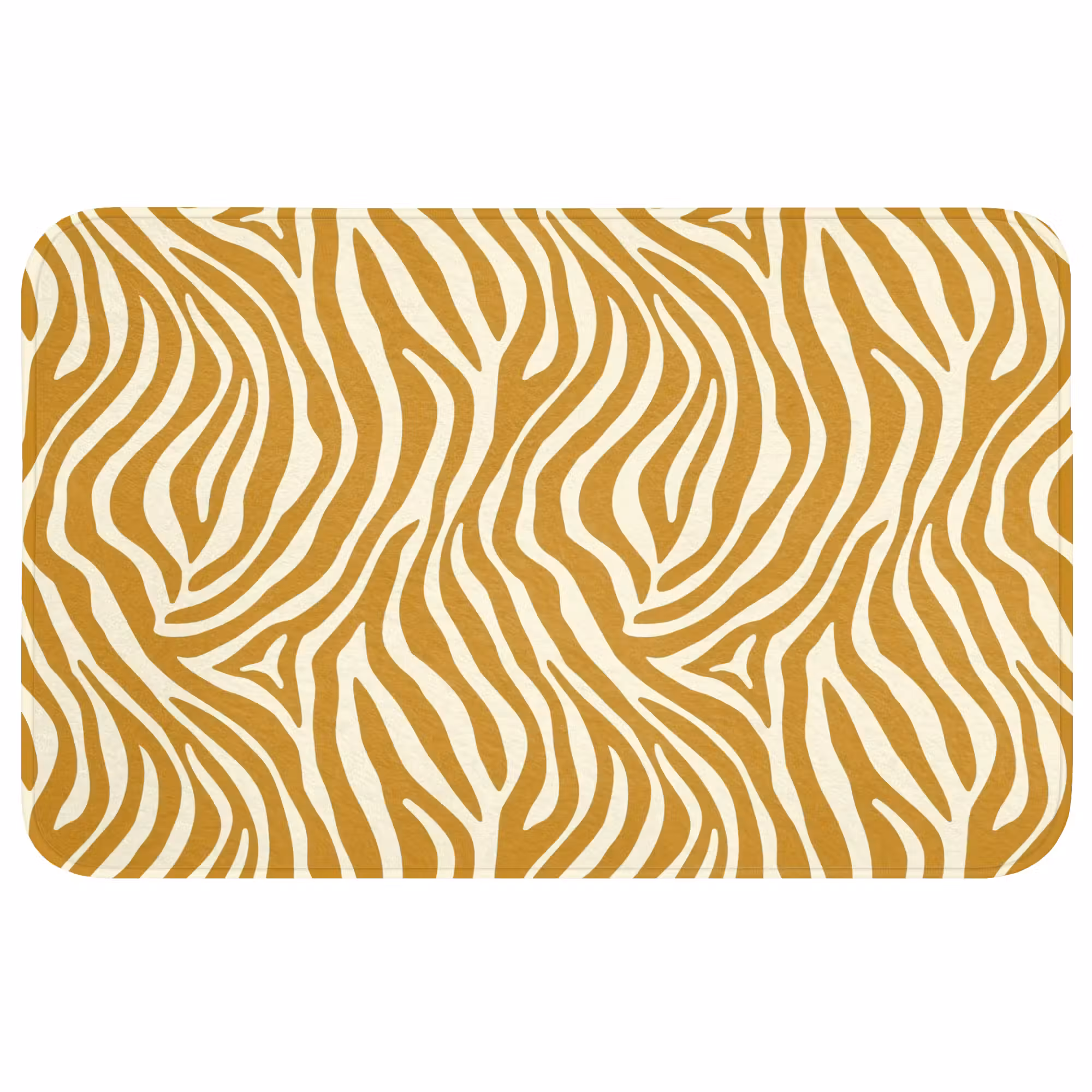 Badmat - Zebra - Klassiek - Oker - Geel