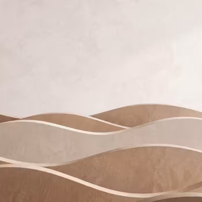 Behang - Abstract - Golven - Modern - Beige