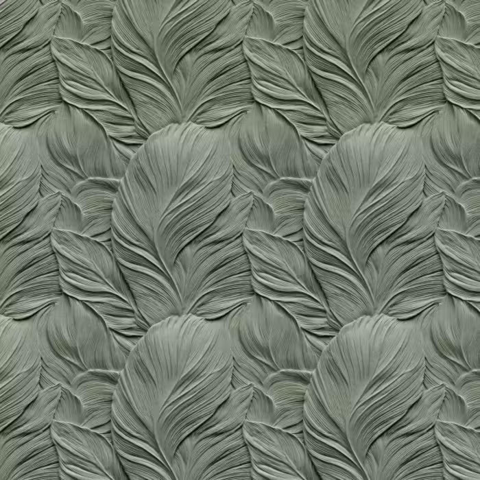Behang - Bladeren - Textuur - Groen