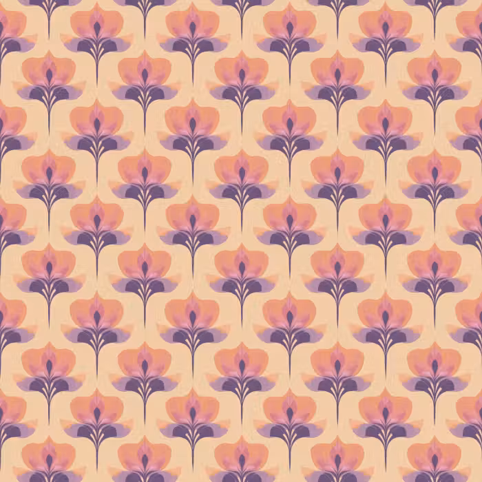 Behang - Botanisch - Patroon - Pastel